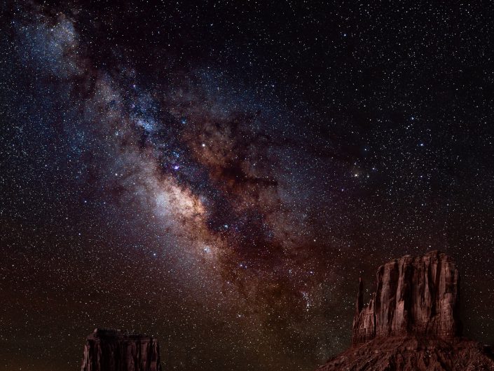 Milky Way over Monument Valley